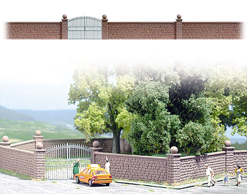 Muro di cinta per Villa Parco con cancello