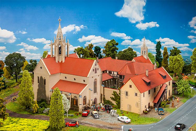 Faller Kit Scala Z Chiesa/cappella Di Villaggio – Modellismo Ferroviario, Plastica Da Montare, Made In Germany