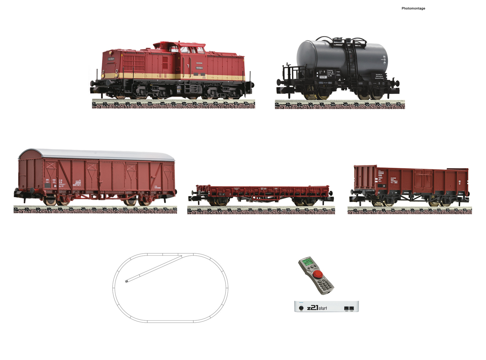 Startset digitale z21 start: Locomotiva diesel serie 110