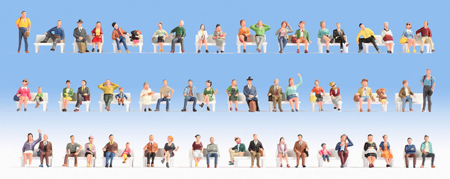 Set 60 personaggi seduti