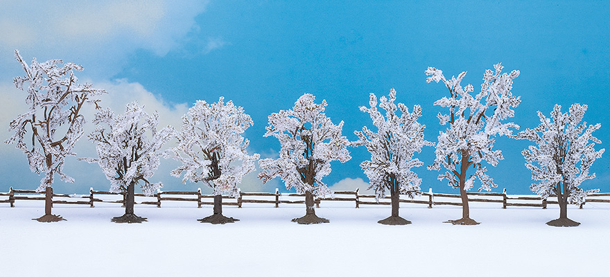 7 alberi invernali
