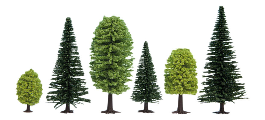 ALBERI MISTI 10 PZ,3.5-5 CM