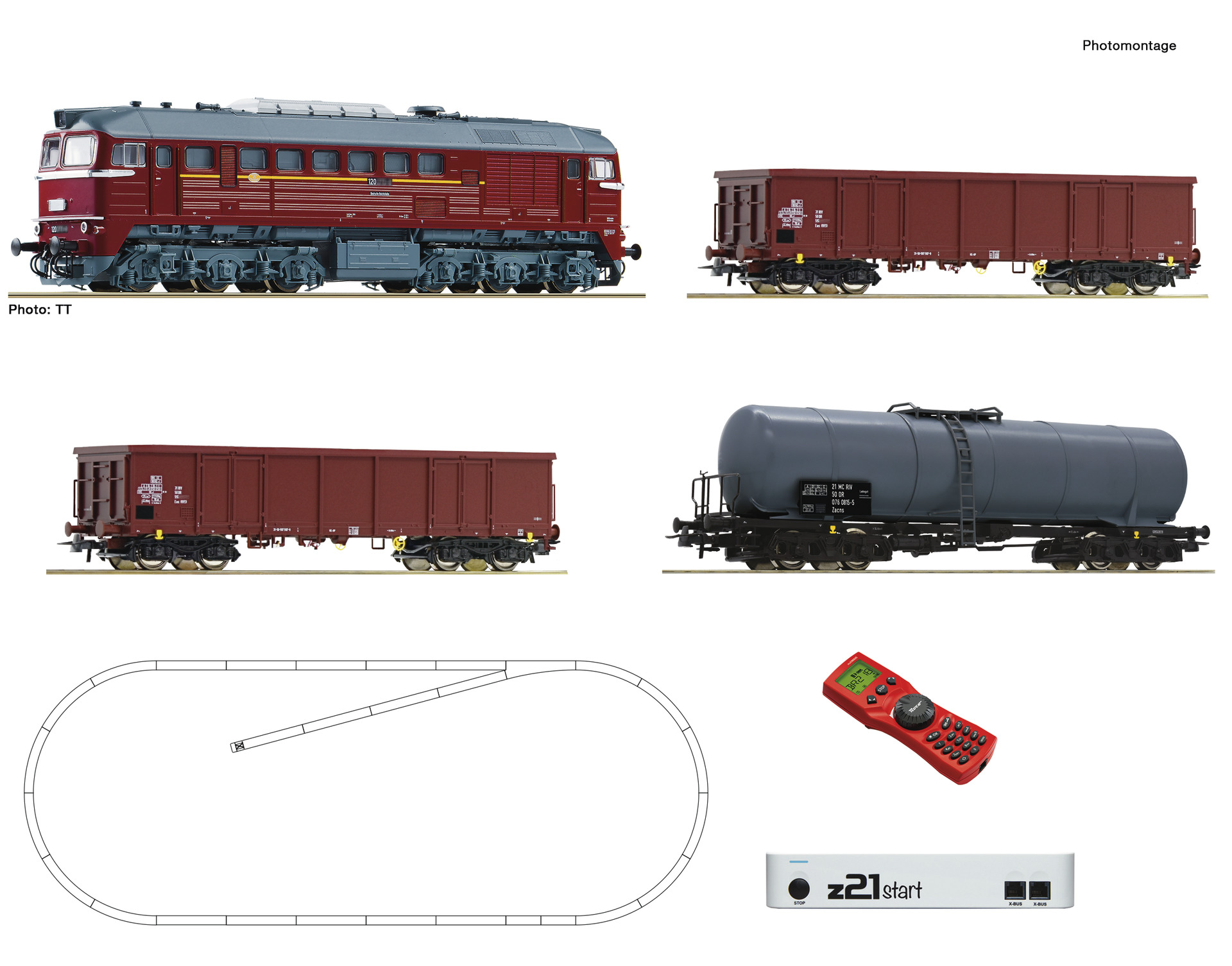 Set di partenza digitale z21 start: Locomotiva Diesel gruppo 120