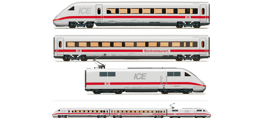Set di treni in 3 pezzi ICE 2 della DB AG