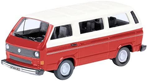 VW T3 Bus Red-White