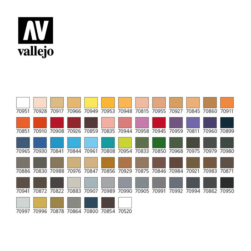 CSN Vallejo 70175 - Super set 72 Model Color - Colori
