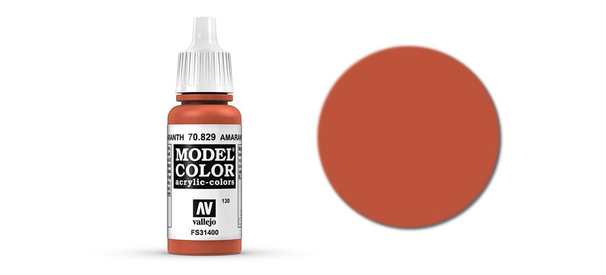 MODEL Color: Rosso amaranto Matt. 17 ml