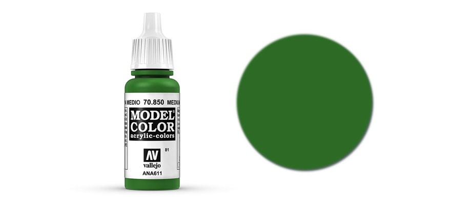 MODEL Color: Medium Olive - colore acrilico 17 ml