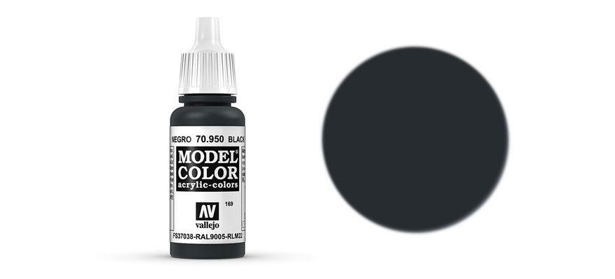 MODEL Color: Black - colore acrilico 17 ml