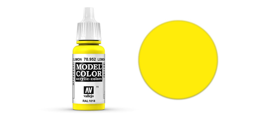 MODEL Color: Lemon Yellow - colore acrilico 17 ml