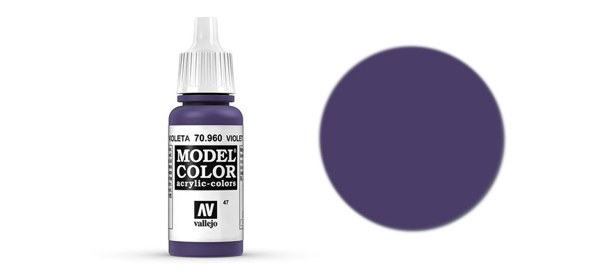 MODEL Color: Violet - colore acrilico 17 ml