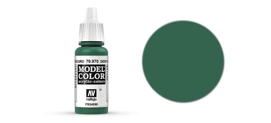 MODEL Color: Deep Green - colore acrilico 17 ml