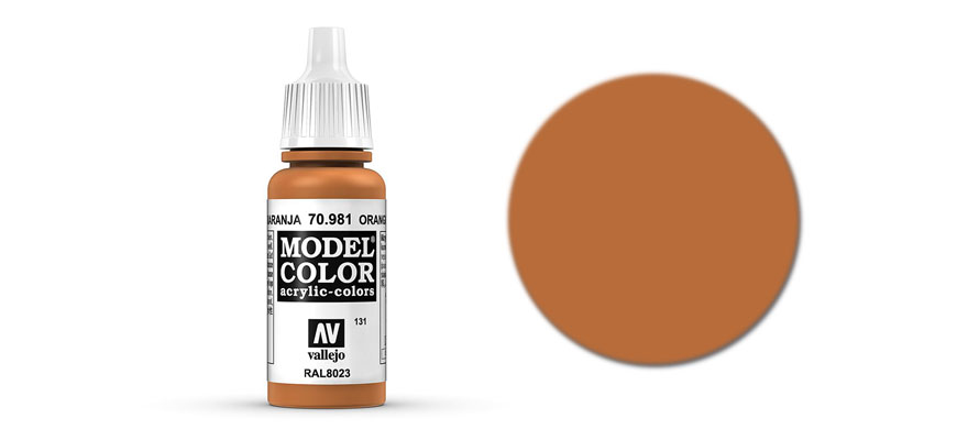 MODEL Color: Marrone arancio Matt. 17 ml