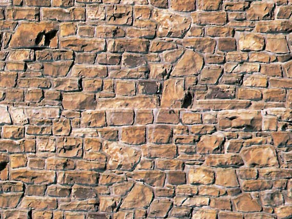 * Vollmer scala N 47368 cartoncino per muri in pietra marrone chiaro Nuovo