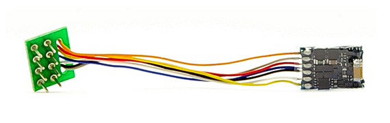 LokPilot micro V4.0 MM-DCC-SX, 8-pin NEM 652 con cavo