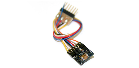 LokPilot micro V4.0 MM-DCC-SX, 6-pin NEM 651 con cavo