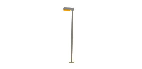 N lampione stradale moderno LED giallo